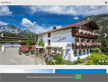 Tablet Screenshot of golfvilla.at